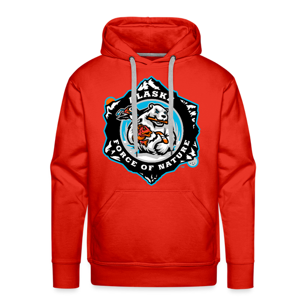 Alaska Force of Nature Premium Adult Hoodie - red