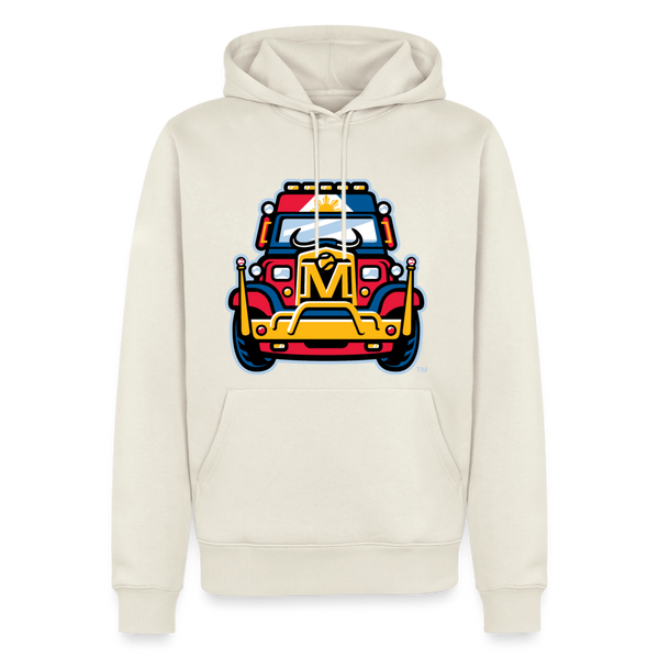 Mindanao Motoristas Jeepney Premium Adult Hoodie - off white
