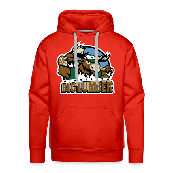 Minnesota Big Lumber Premium Adult Hoodie - red