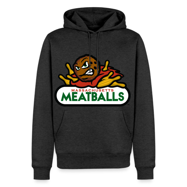Massachusetts Meatballs Premium Adult Hoodie - heather anthracite