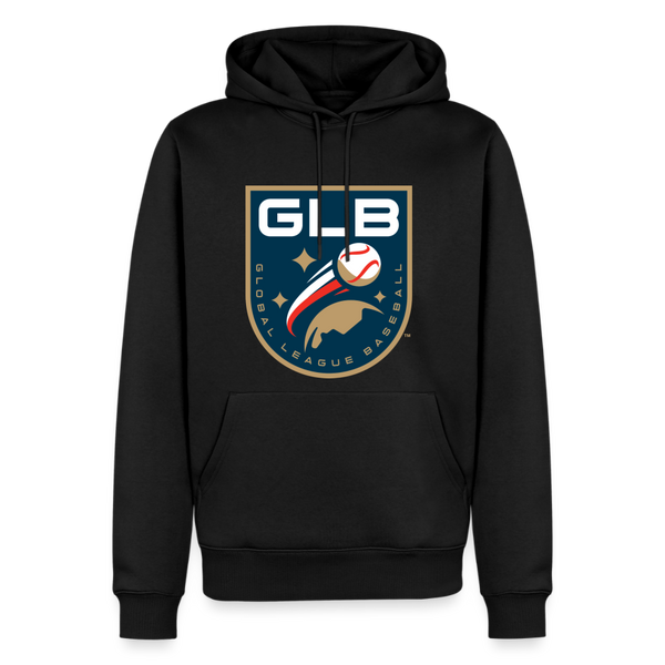 Global League Baseball Premium Adult Hoodie - black