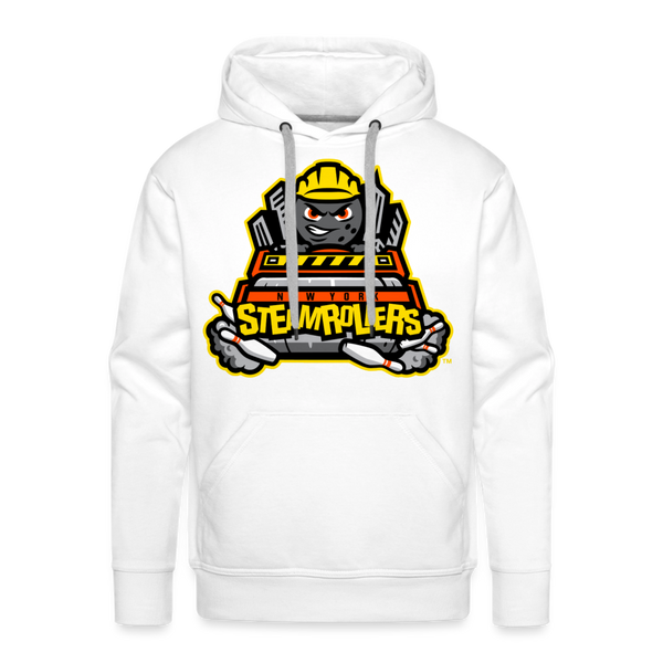 New York Steamrollers Premium Adult Hoodie - white