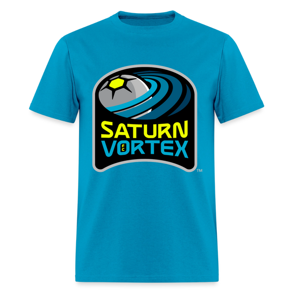 Saturn Vortex FC Unisex T-shirt - turquoise