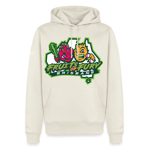 Brisbane Fruits of Fury Premium Adult Hoodie - off white