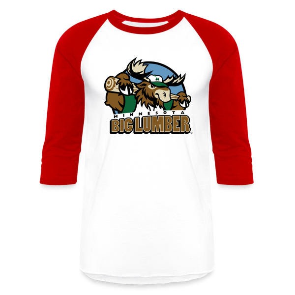 Minnesota Big Lumber Baseball T-Shirt - white/red