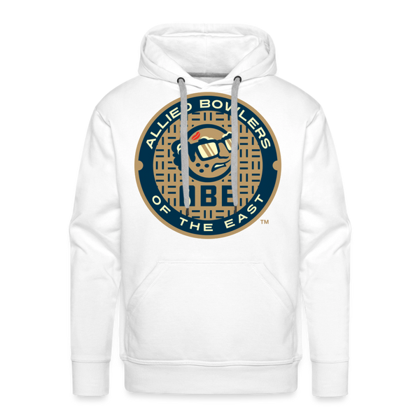 ABE Bowling Premium Adult Hoodie - white