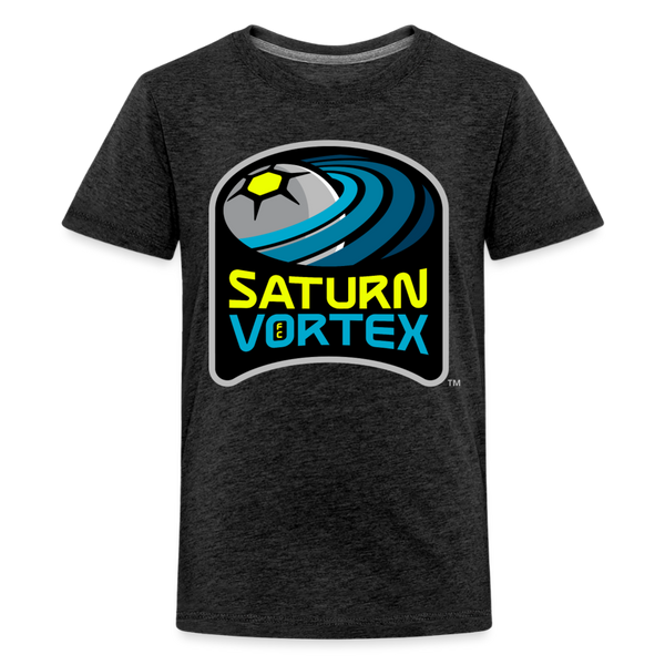 Saturn Vortex FC Kids' Premium T-Shirt - charcoal grey