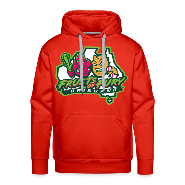 Brisbane Fruits of Fury Premium Adult Hoodie - red