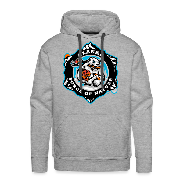 Alaska Force of Nature Premium Adult Hoodie - heather grey