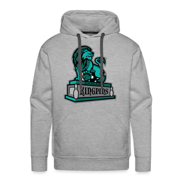 Chicago Kingpins Premium Adult Hoodie - heather grey