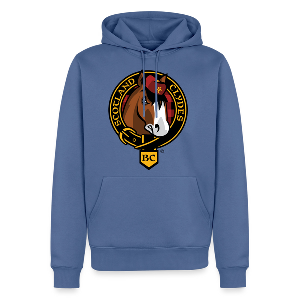 Scotland Clydes Premium Hoodie - stone blue 