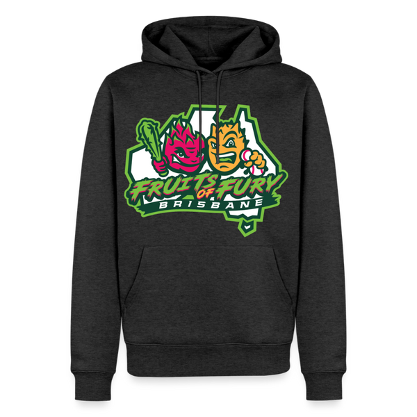 Brisbane Fruits of Fury Premium Adult Hoodie - heather anthracite
