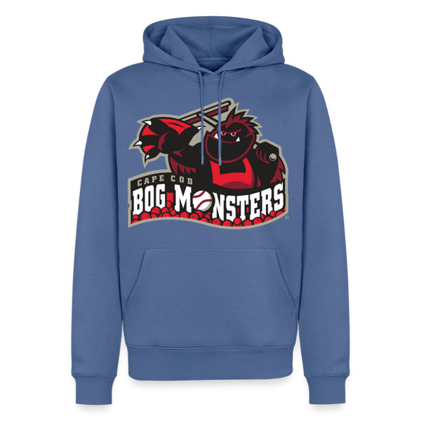 Cape Cod Bog Monsters Premium Adult Hoodie - stone blue 