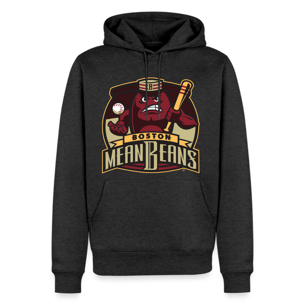 Boston Mean Beans Premium Adult Hoodie - heather anthracite