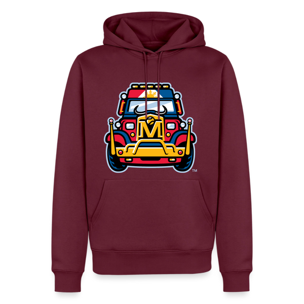 Mindanao Motoristas Jeepney Premium Adult Hoodie - burgundy