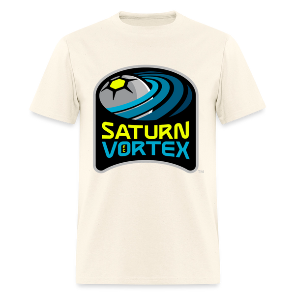 Saturn Vortex FC Unisex T-shirt - sweet cream heather