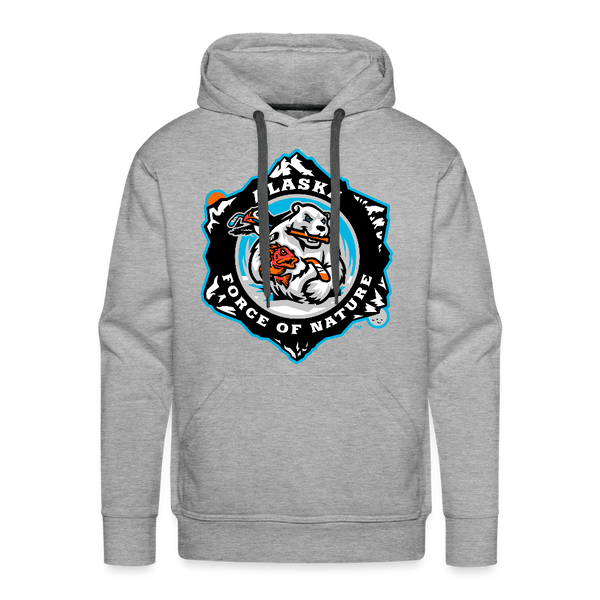 Alaska Force of Nature Premium Adult Hoodie - heather grey