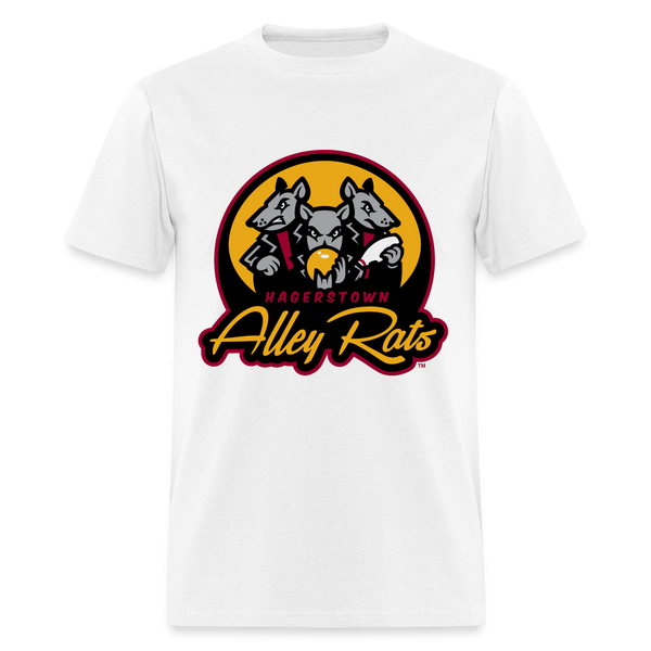 Hagerstown Alley Rats Unisex T-Shirt - white