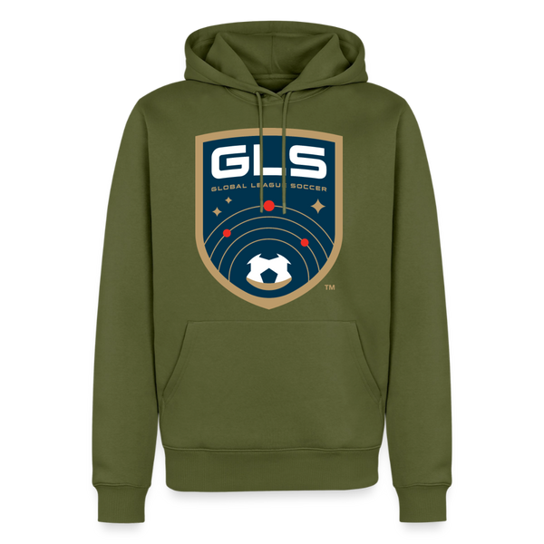 Global League Soccer Premium Adult Hoodie - khaki green 