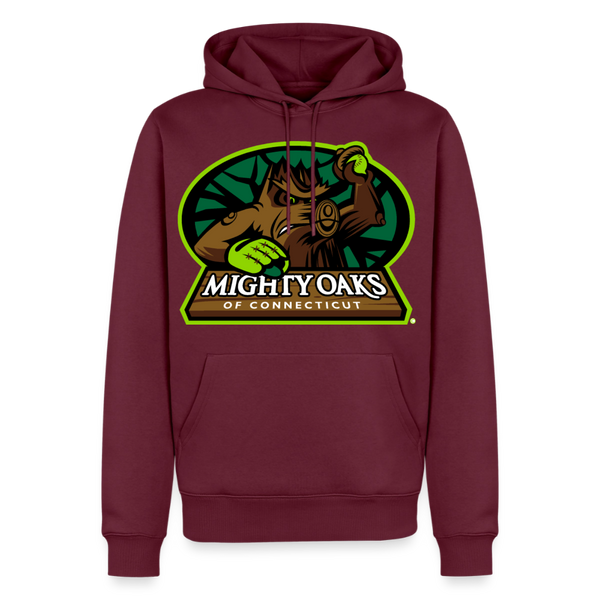 Mighty Oaks of Connecticut Premium Adult Hoodie - burgundy