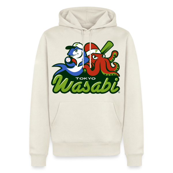 Tokyo Wasabi Premium Adult Hoodie - off white