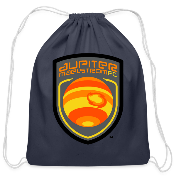 Jupiter Maelstrom FC Cotton Drawstring Bag - navy
