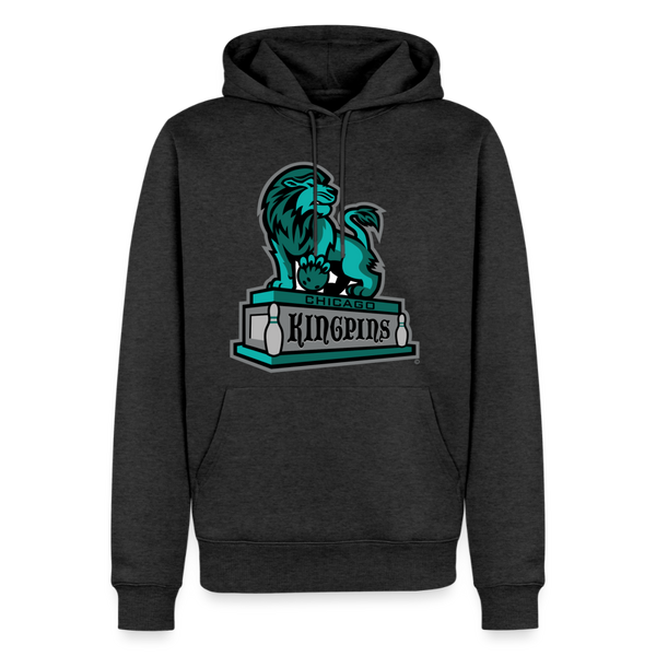 Chicago Kingpins Premium Adult Hoodie - heather anthracite
