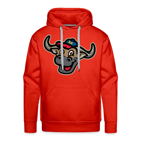 Mindanao Motoristas Carabao Premium Adult Hoodie - red