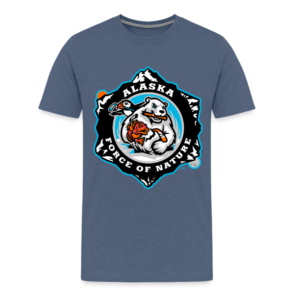 Alaska Force of Nature Kids' Premium T-Shirt - heather blue