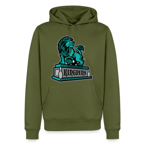 Chicago Kingpins Premium Adult Hoodie - khaki green 