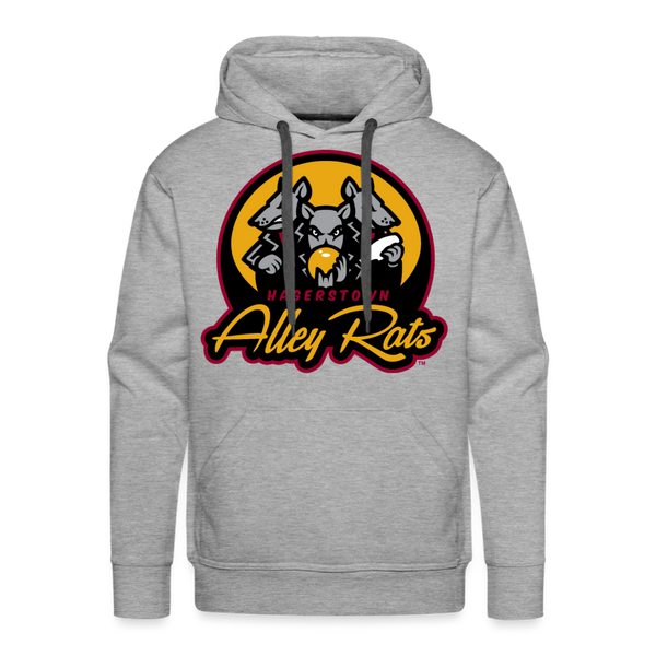 Hagerstown Alley Rats Premium Adult Hoodie - heather grey