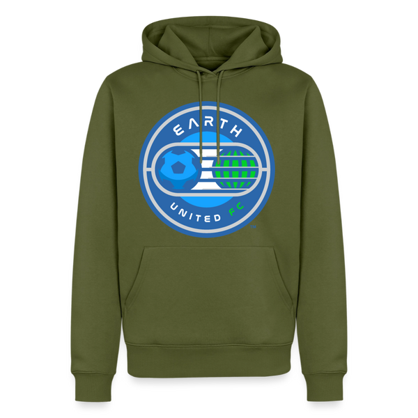 Earth United FC Premium Adult Hoodie - khaki green 