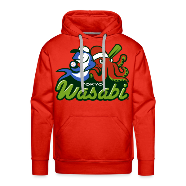 Tokyo Wasabi Premium Adult Hoodie - red