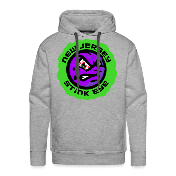 New Jersey Stink Eye Premium Adult Hoodie - heather grey