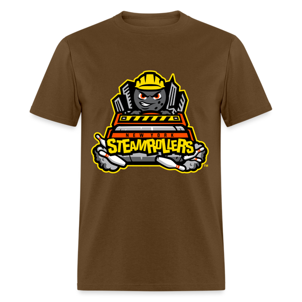 New York Steamrollers Unisex T-Shirt - brown