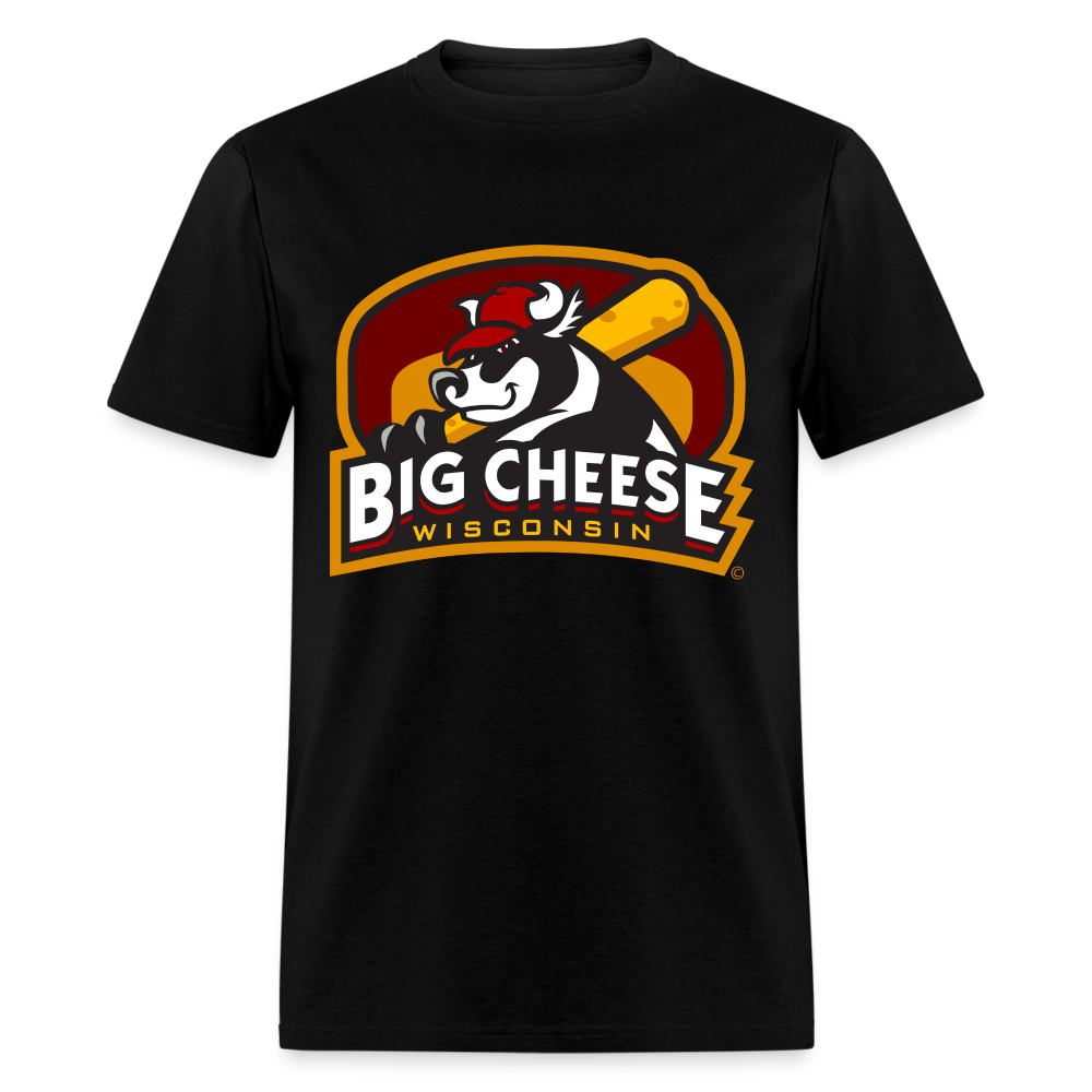 Wisconsin Big Cheese Unisex T-Shirt - black