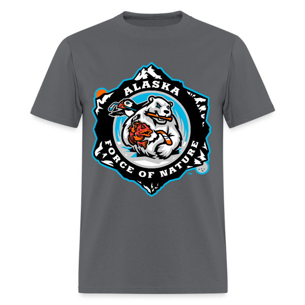 Alaska Force of Nature Unisex T-Shirt - charcoal