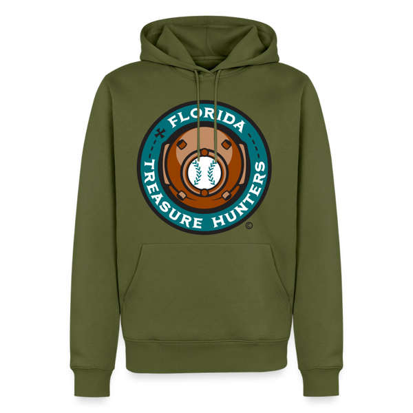 Florida Treasure Hunters Premium Adult Hoodie - khaki green 