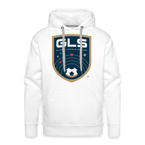 Global League Soccer Premium Adult Hoodie - white
