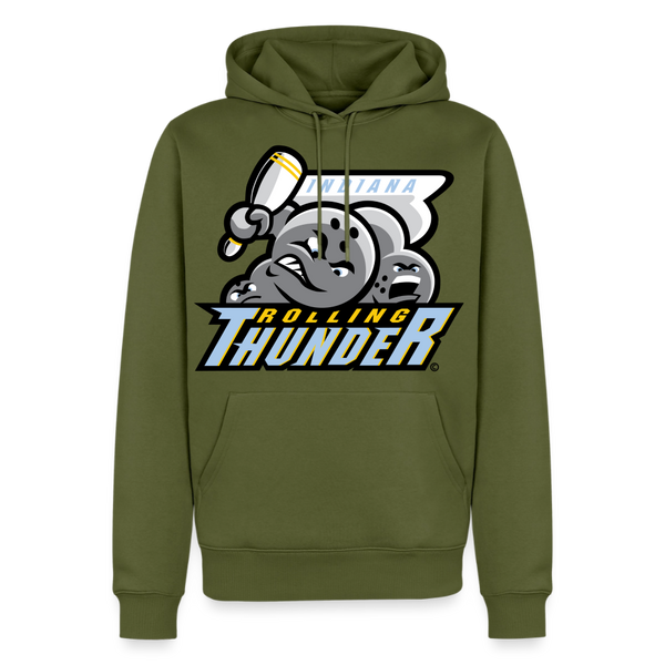 Indiana Rolling Thunder Premium Adult Hoodie - khaki green 