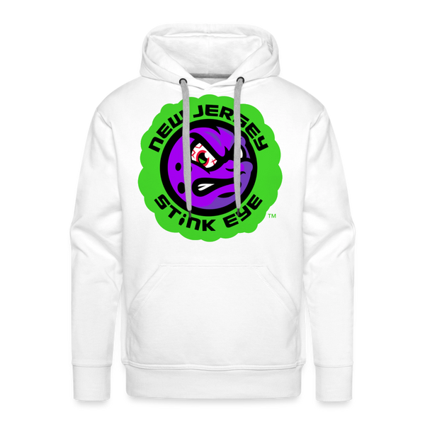 New Jersey Stink Eye Premium Adult Hoodie - white