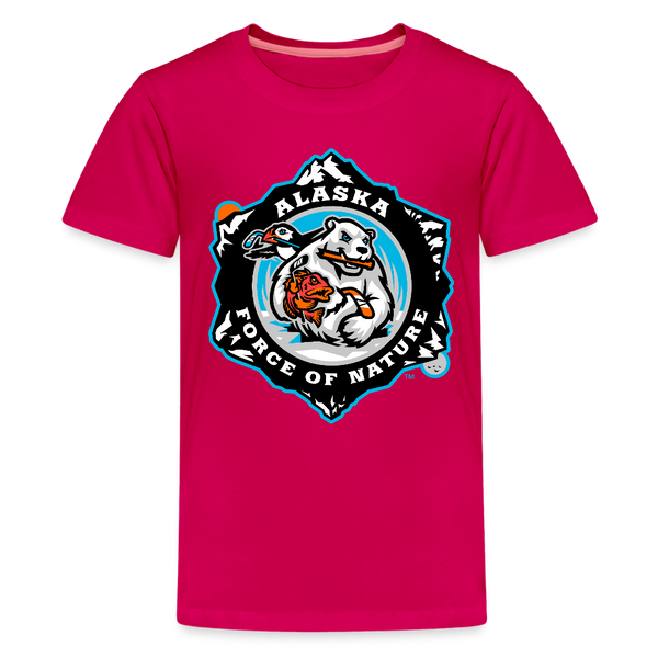 Alaska Force of Nature Kids' Premium T-Shirt - dark pink
