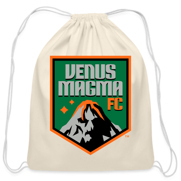 Venus Magma FC Cotton Drawstring Bag - natural