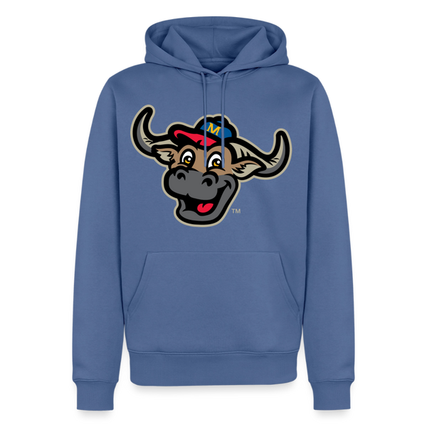 Mindanao Motoristas Carabao Premium Adult Hoodie - stone blue 