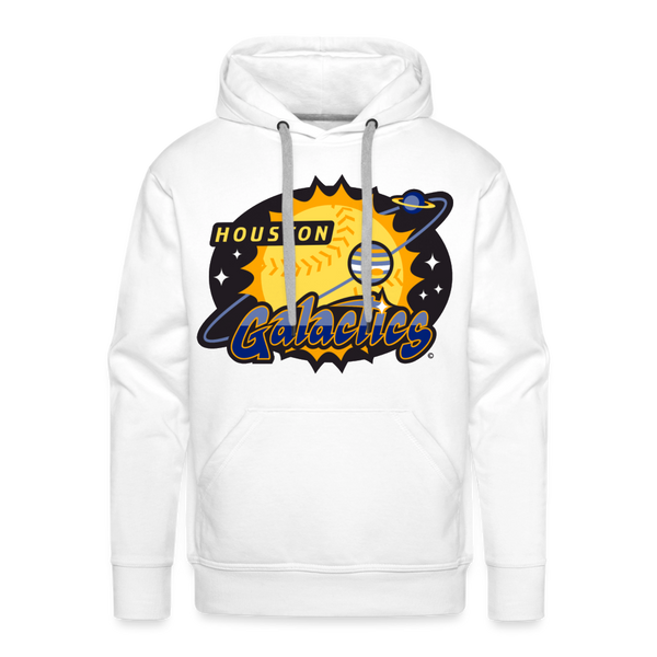 Houston Galactics Premium Adult Hoodie - white