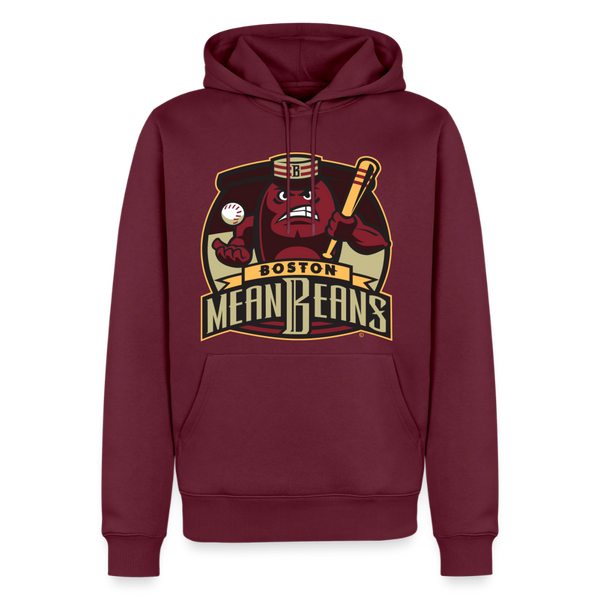 Boston Mean Beans Premium Adult Hoodie - burgundy