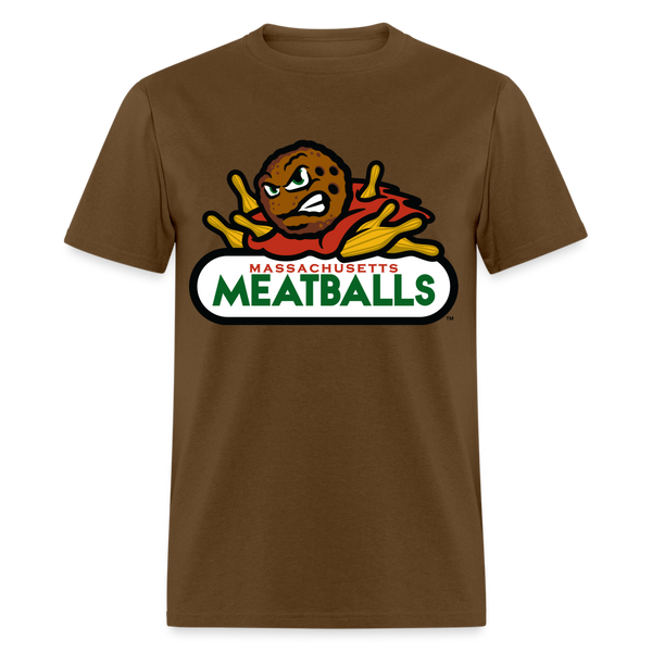 Massachusetts Meatballs Unisex T-Shirt - brown