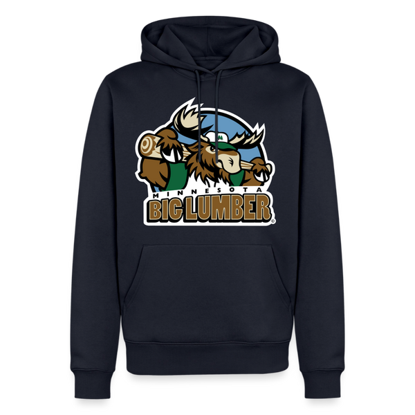 Minnesota Big Lumber Premium Adult Hoodie - navy