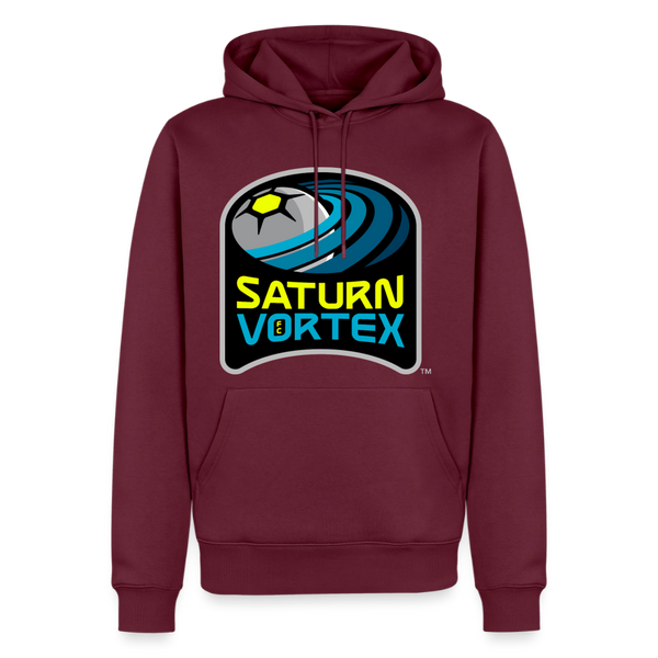 Saturn Vortex FC Premium Adult Hoodie - burgundy