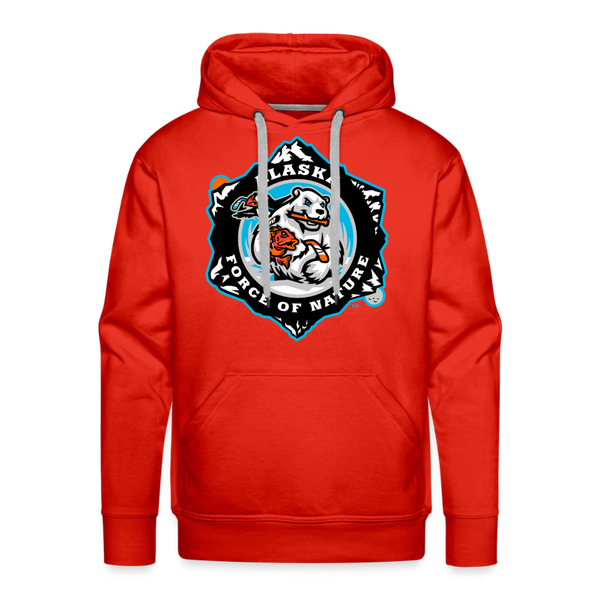 Alaska Force of Nature Premium Adult Hoodie - red